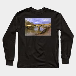 Crossing The Thames At Goring Long Sleeve T-Shirt